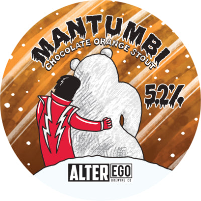 Mantumbi 5.2% Chocolate Orange Stout - 5L Mini Cask - Local delivery or pickup only **PREORDER**