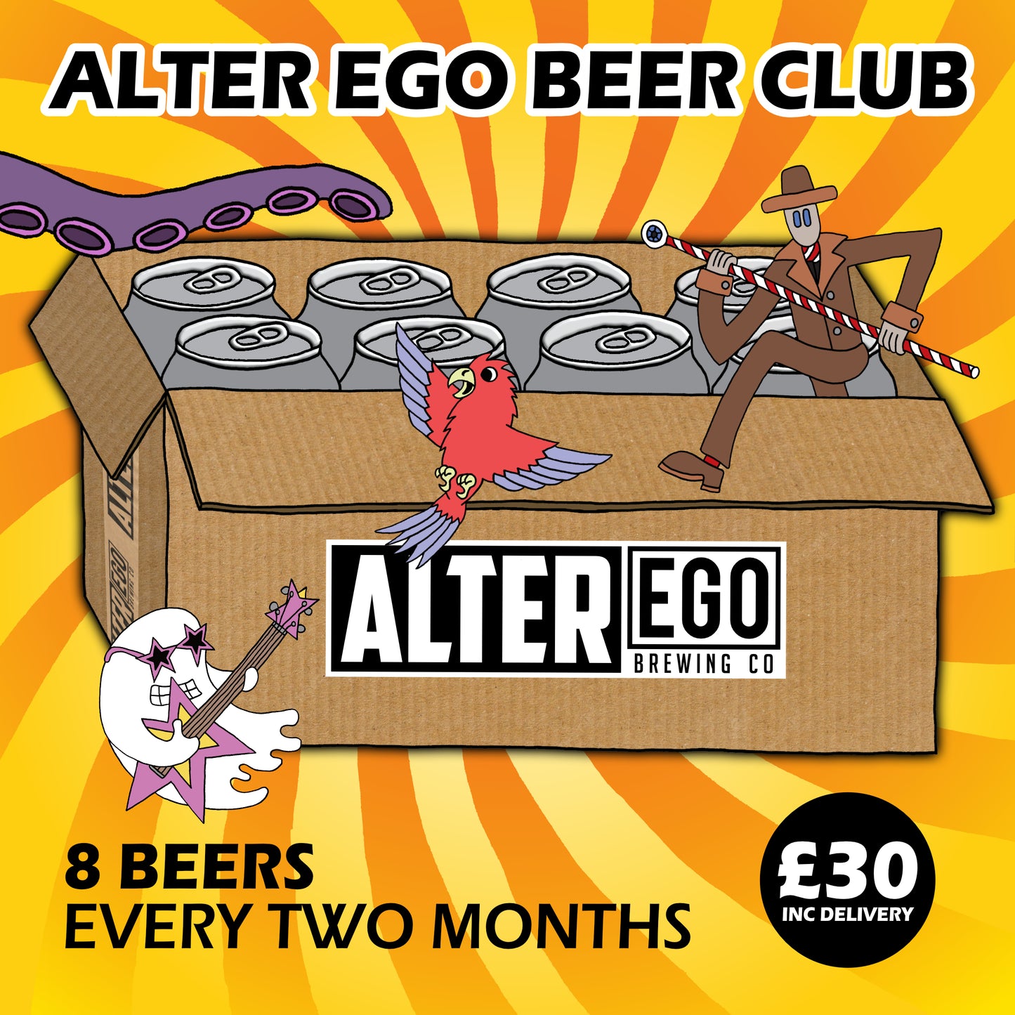 Alter Ego Beer Club Subscription (Bi-monthly)